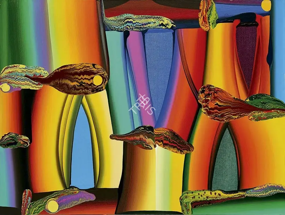 Krishnamachari, Bose (Artist). Stretched Bodies. Acrylic on canvas, n.d. | Painting | FineArts | 00547292