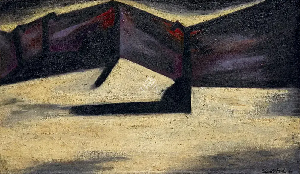 Gujral, Satish (Artist). Untitled, 1960 | Painting