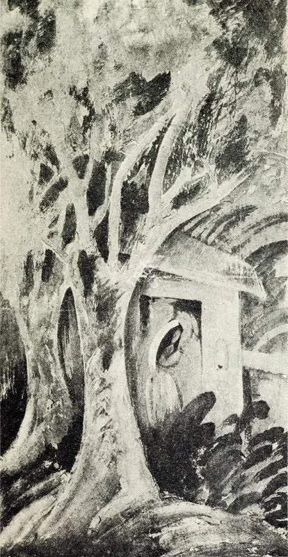 Bose, Nandalal (Artist). Evening Lamp (Autumn). Tempera, 1931 | Journal of Arts & Ideas, March 1995 | Painting | Scholarship | 00676878