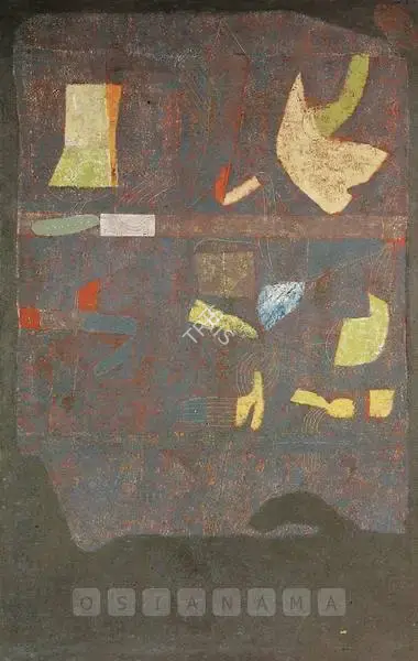 Kolte, Prabhakar (Artist). Between You And Me - VI. Oil on canvas, n.d. | Painting | FineArts | 00376031