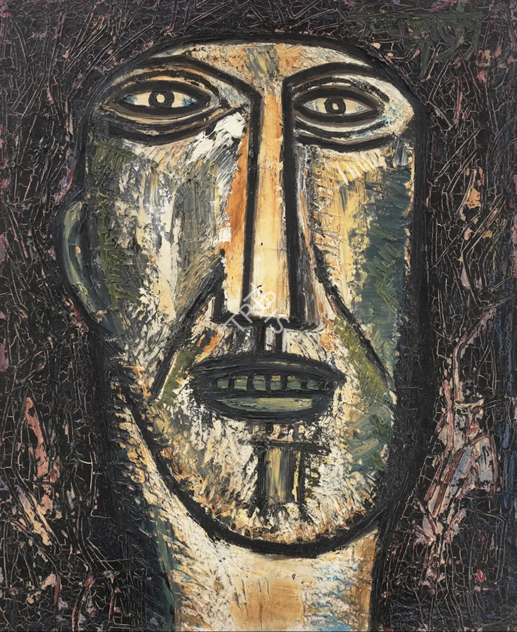 Souza, F.N. (Artist). Untitled, 1959 | Painting