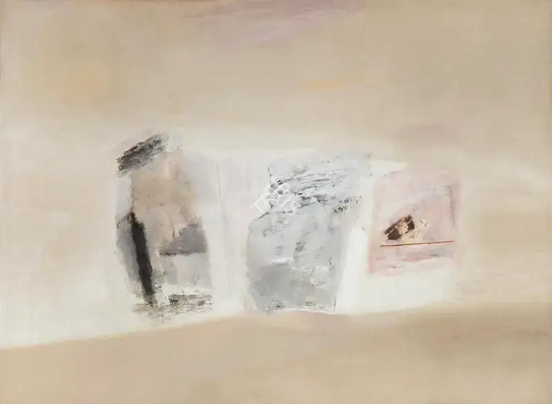 Shreshtha, Laxman (Artist). Untitled. Oil on canvas, n.d. | Painting | FineArts | 00546716