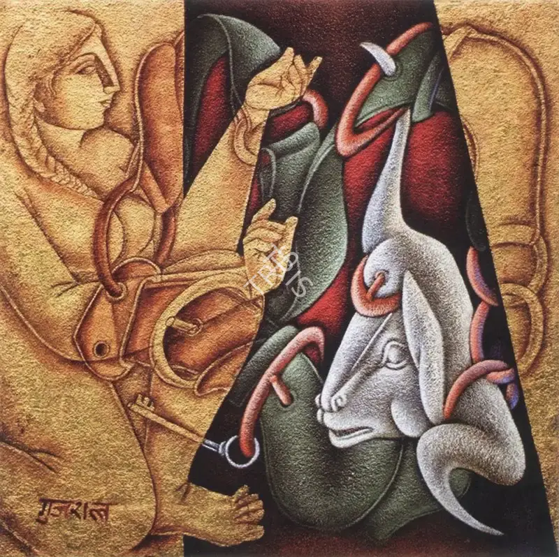 Gujral, Satish (Artist). Untitled, n.d. | Painting