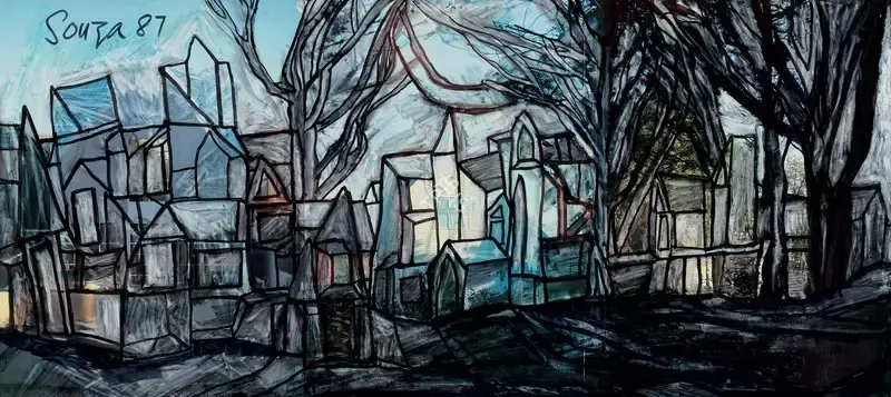 Souza, F.N. (Artist). Untitled, 1987 | Painting
