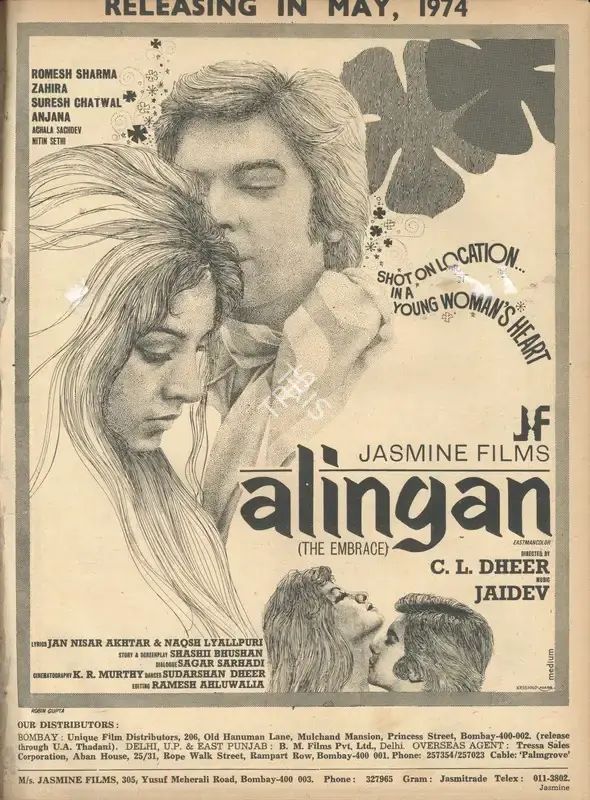 Dheer, C.L. (Director), Alingan, 1974 | Advertisement