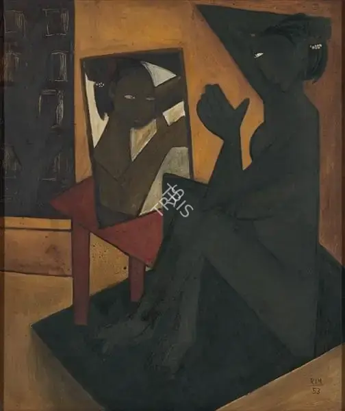 Ramkumar (Artist). Untitled. Oil on board, 1953 | Painting | FineArts | 00341729