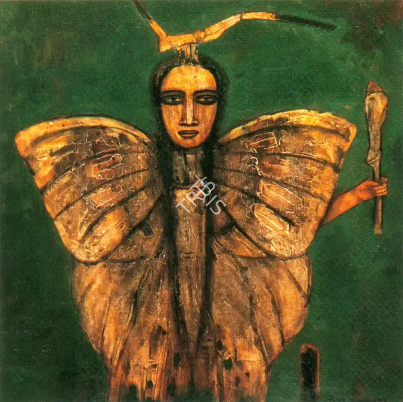 Bhowmick, Ashok (Artist). Untitled, 1997 | Painting