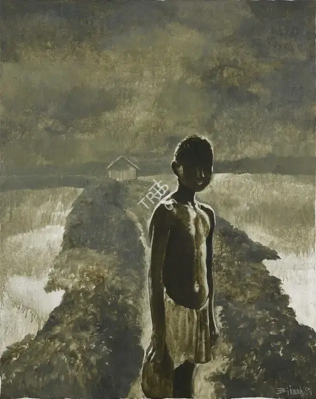 Bhattacharjee, Bikash (Artist). Untitled, 1994 | Painting