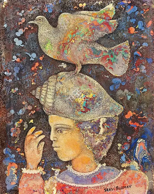 Burman, Sakti (Artist). Untitled, n.d. | Painting