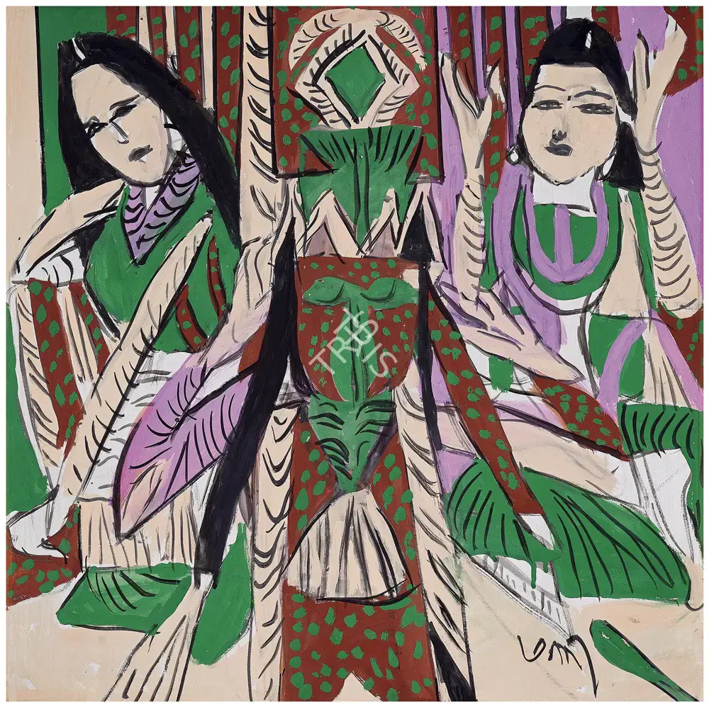 Subramanyan, K.G. (Artist). Dwayi, n.d. | Painting