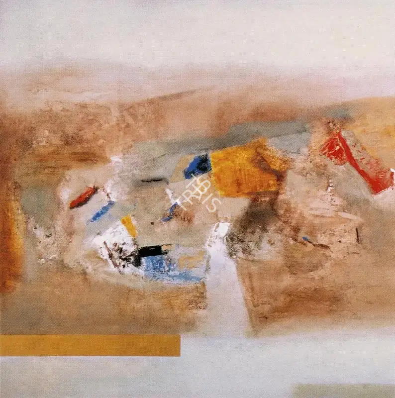 Shreshtha, Laxman (Artist). Untitled. Oil on canvas, n.d. | Painting | FineArts | 00376097
