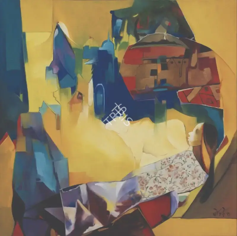 Bodade, B.R. (Artist). Untitled. Acrylic on canvas, 2013 | Painting | FineArts | 00603225