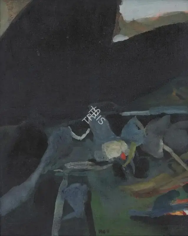 Raza, S.H. (Artist). La Berge, 1969 | Painting
