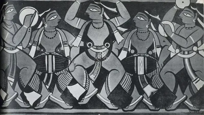 Roy, Jamini (Artist). Sri Chaitanya or Kritain, n.d. | Painting