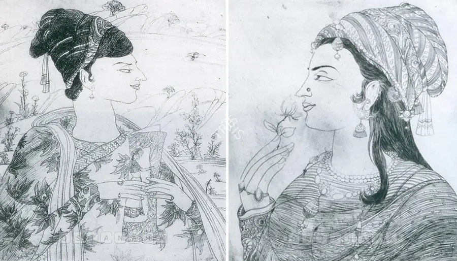 Chughtai, M.A.R. (Artist). Mughal Artist. Aquatint on paper, n.d. | Graphic Art  | 00878083