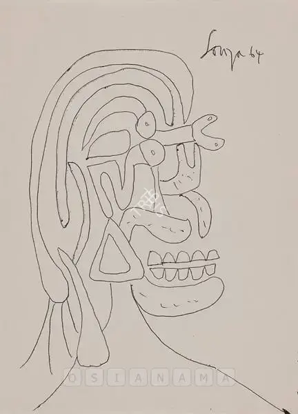 Souza, F.N. (Artist). Untitled, 1964 | Drawing
