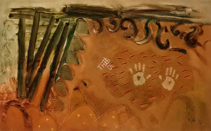 Vasudev, S.G. (Artist). The Tree of Life. Oil on canvas, 1998 | Painting | FineArts | 00416638