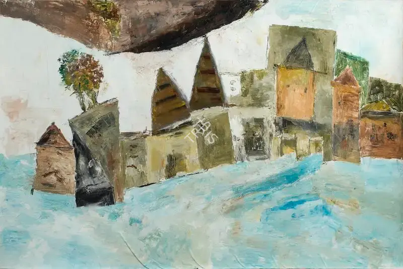 Ramkumar (Artist). Untitled (Varanasi), 2016 | Painting