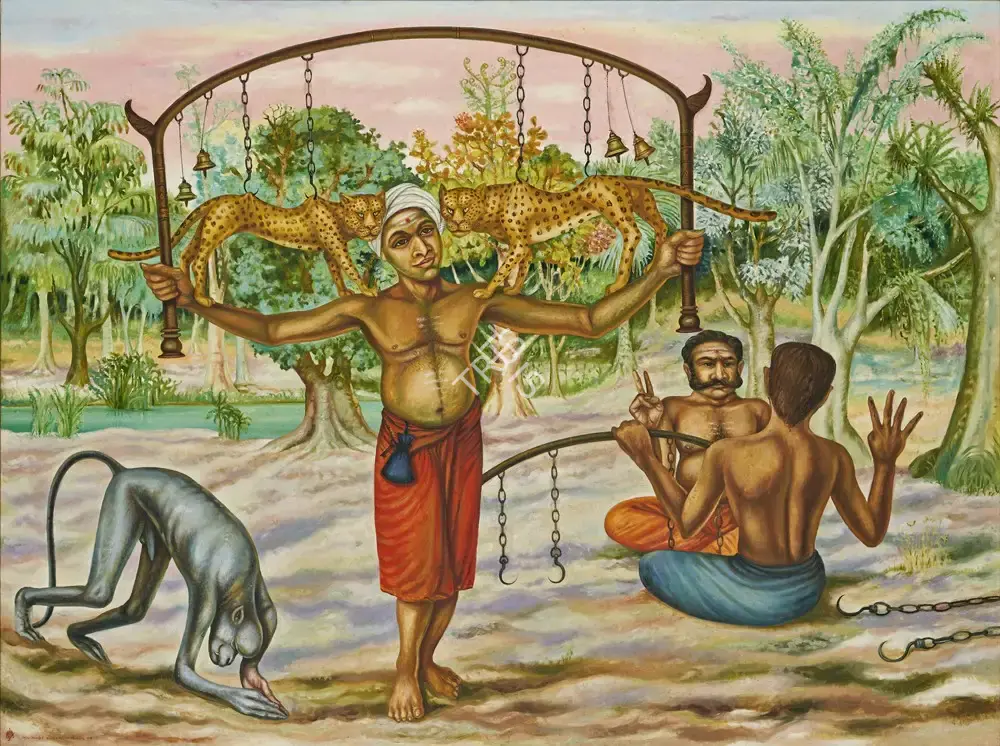 Gopikrishna (Artist). Pulikavadi, 2007 | Painting