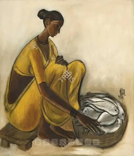 Prabha, B. (Artist). Untitled, 1973 | Painting