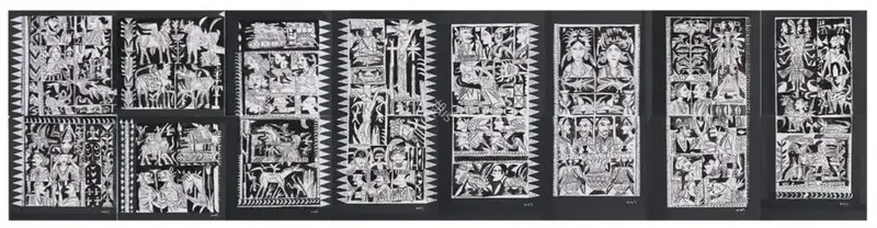 Subramanyan, K.G. (Artist). The War of the Relics, circa 2012 | Painting