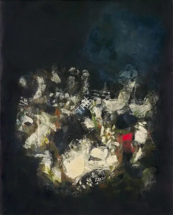 Raza, S.H. (Artist). Hide & Seek, 1963 | Painting