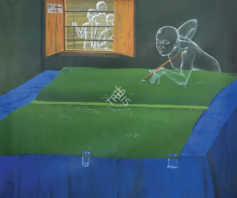 Indi, Rudragaud (Artist). Thirsty Water, 2007 | Painting