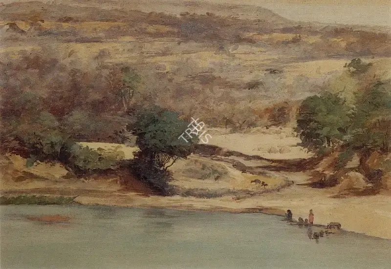 A.H. Muller, Attributed to (Artist). Landscape. Oil on canvas, n.d. | Painting  | 00877091