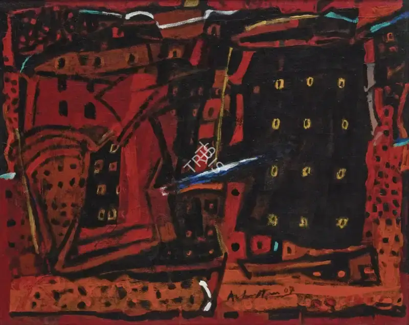 Kudallur, Achutan (Artist). Untitled. Acrylic on canvas, 2007 | Painting | FineArts | 00603643