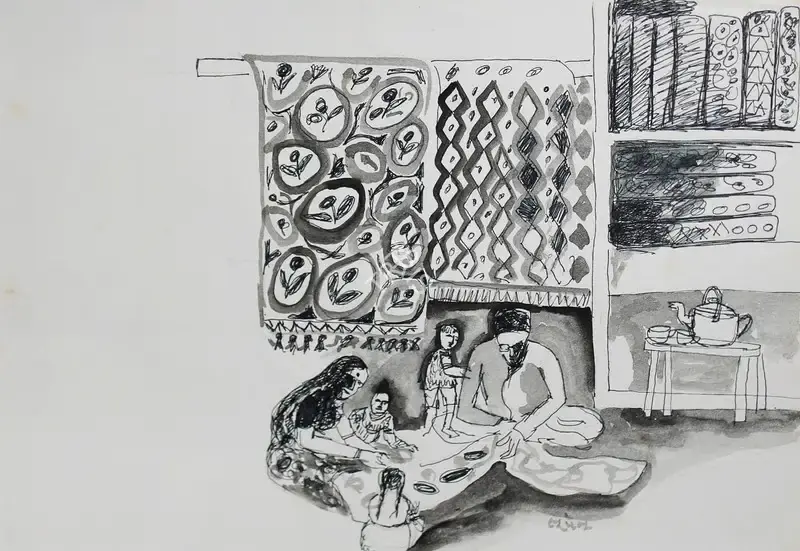 Khakhar, Bhupen (Artist). Untitled, n.d. | Painting