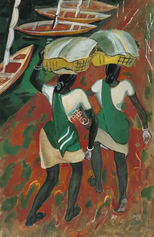Hebbar, K.K. (Artist). Untitled, 1980s | Painting