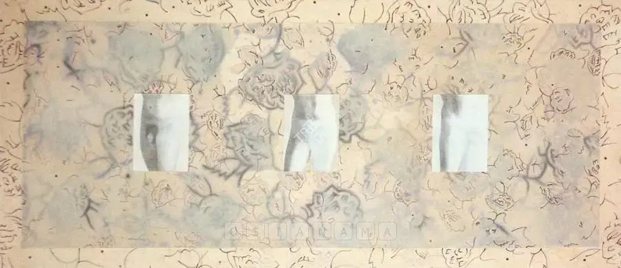 Sharma, Nataraj (Artist). Untitled 2. Mixed media on canvas pasted on board, n.d. | Painting | FineArts | 00598264