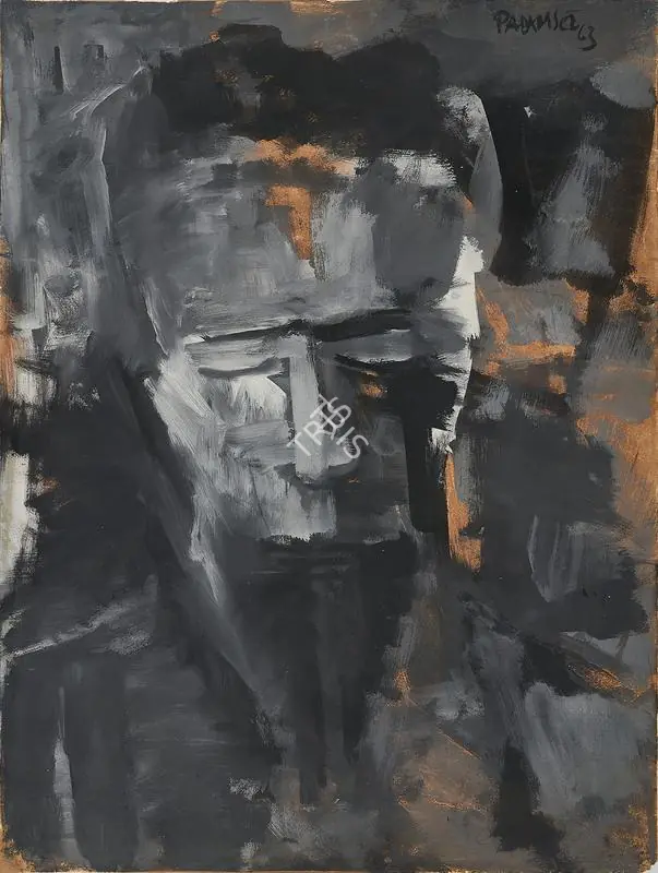 Padamsee, Akbar (Artist). Head, 1963 | Painting