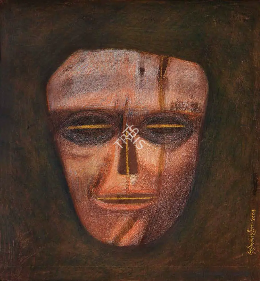 Pyne, Ganesh (Artist). Untitled. Mixed media on canvas board, 2004 | Painting | FineArts | 00645967