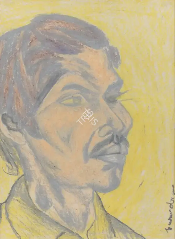 Nair, Surendran (Artist). Untitled. Pastel on paper, n.d. | Painting | EconomicsArt | 00870355