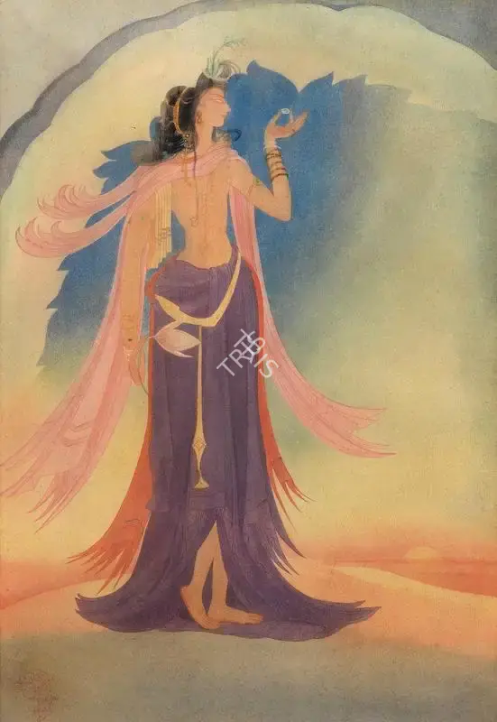 Chughtai, M.A.R. (Artist). Untitled, n.d. | Painting
