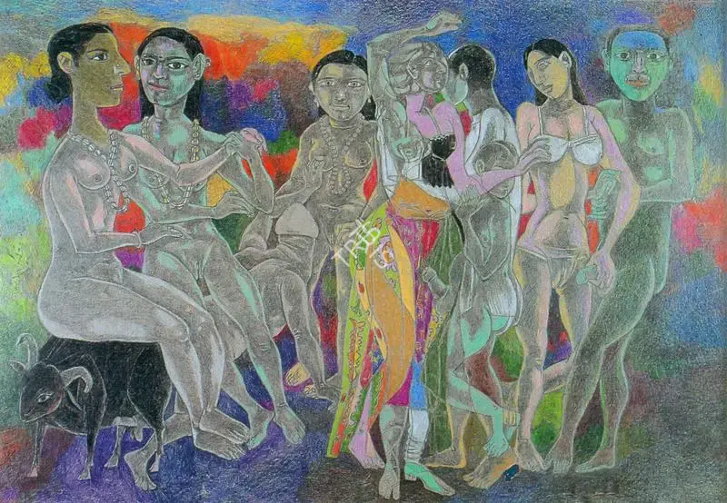 Goud, K. Laxma (Artist). Untitled, n.d. | Painting