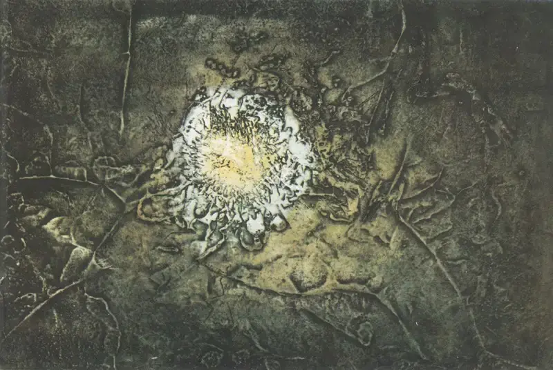 Krishna, Kanwal (Artist). Untitled. Colour Gravure, n.d. | Marg, September 1966 | Graphic Art | FineArts | 00674380