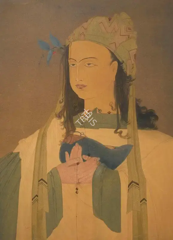 Chughtai, M.A.R. (Artist). The Holy Man's Daughter, n.d. | Painting