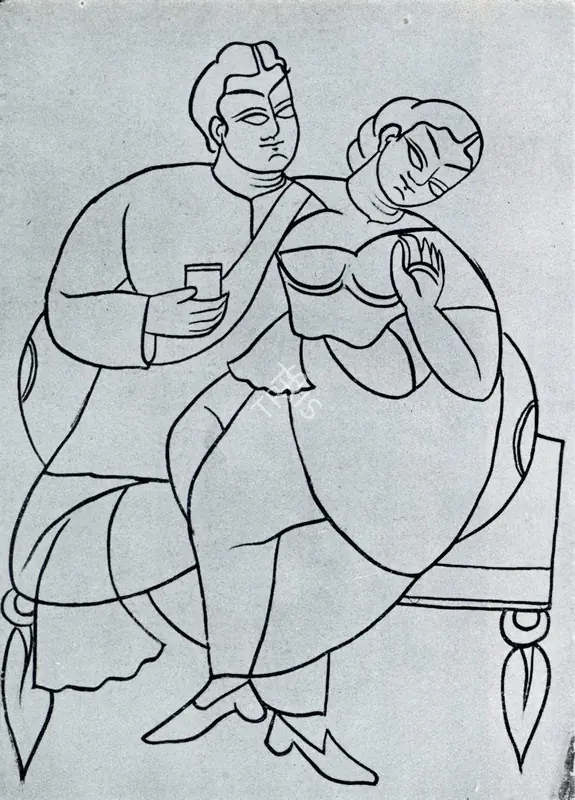 Unknown (Artist). Woman and Wine, c.1890 | Drawing