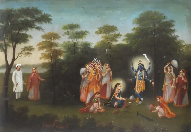 Dutch Bengal School (Artist). Kali Krishna. Oil on canvas, n.d. | Painting  | 00880593