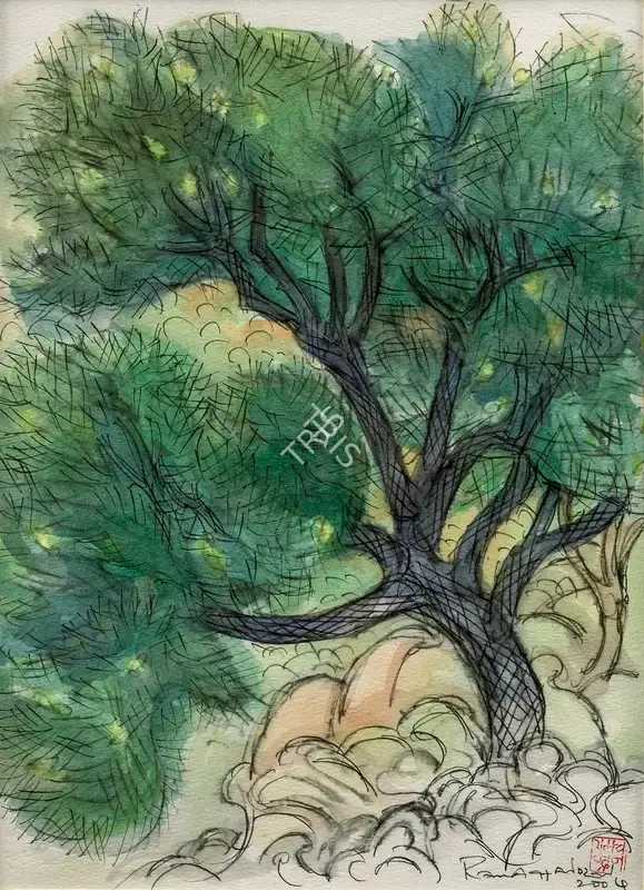 Ramachandran, A. (Artist). Untitled. Watercolour on paper, 2004 | Painting | FineArts | 00546269