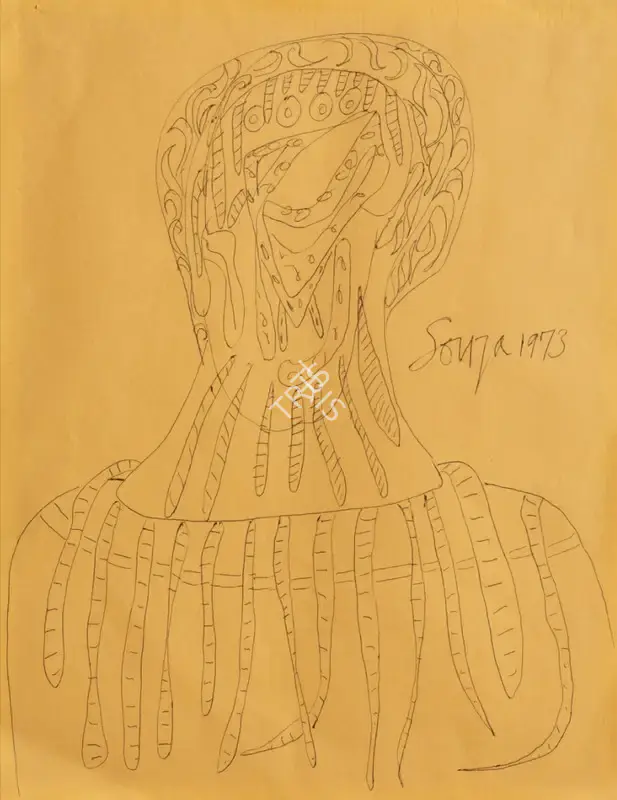 Souza, F.N. (Artist). Untitled, 1973 | Painting