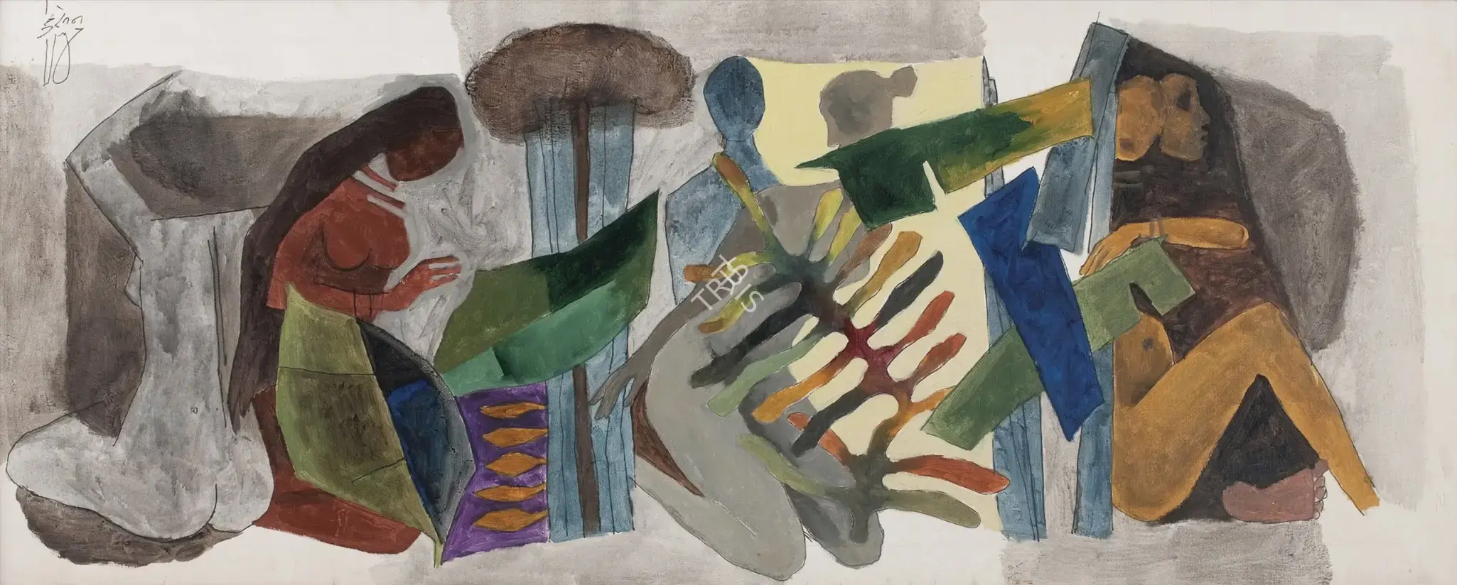 Husain, M.F. (Artist). Untitled, c.1960s | Painting