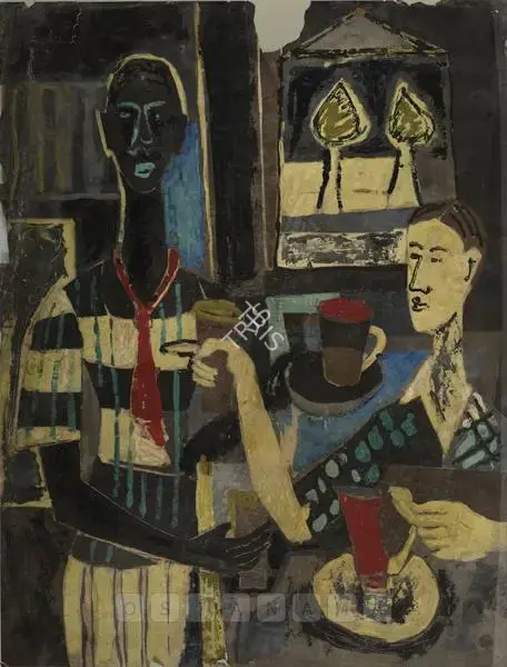 Dave, Shanti (Artist). Untitled, early 1950s | Painting