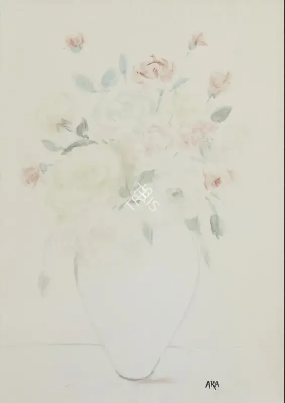 Ara, K.H. (Artist). Untitled (Roses), n.d. | Painting