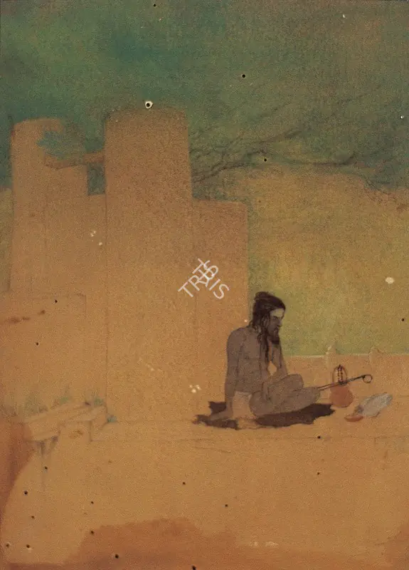 Tagore, Abanindranath (Artist). Rest, 1910 | Painting