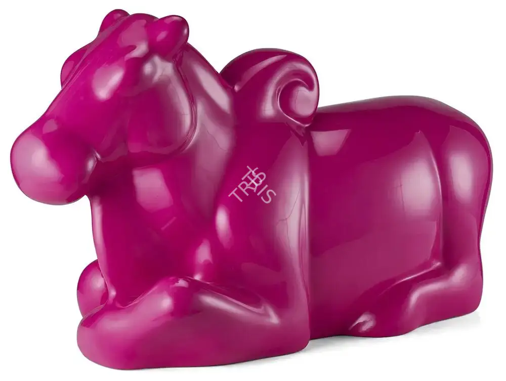 G., Arunkumar H. (Artist). Nandi In Pink, 2010 | Sculpture