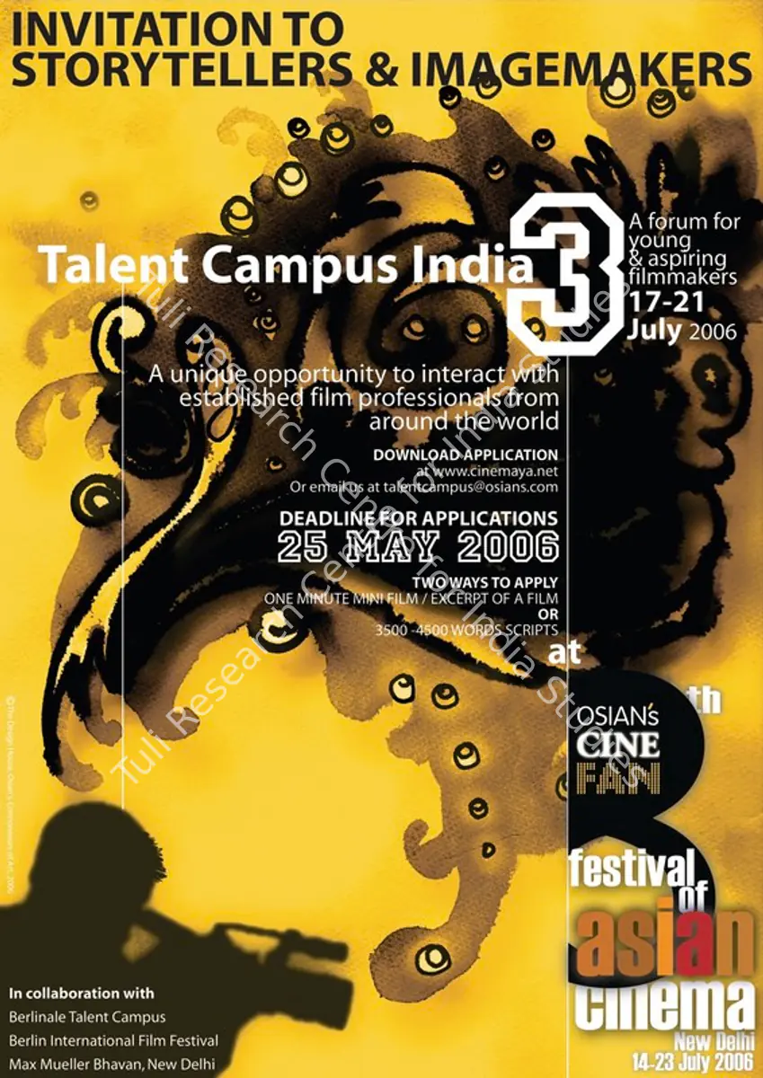 Talent Campus 3: A Forum for Young & Aspiring Filmmakers