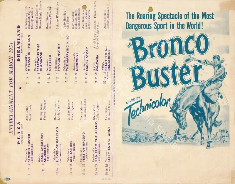Bronco Buster (1952): featured artwork